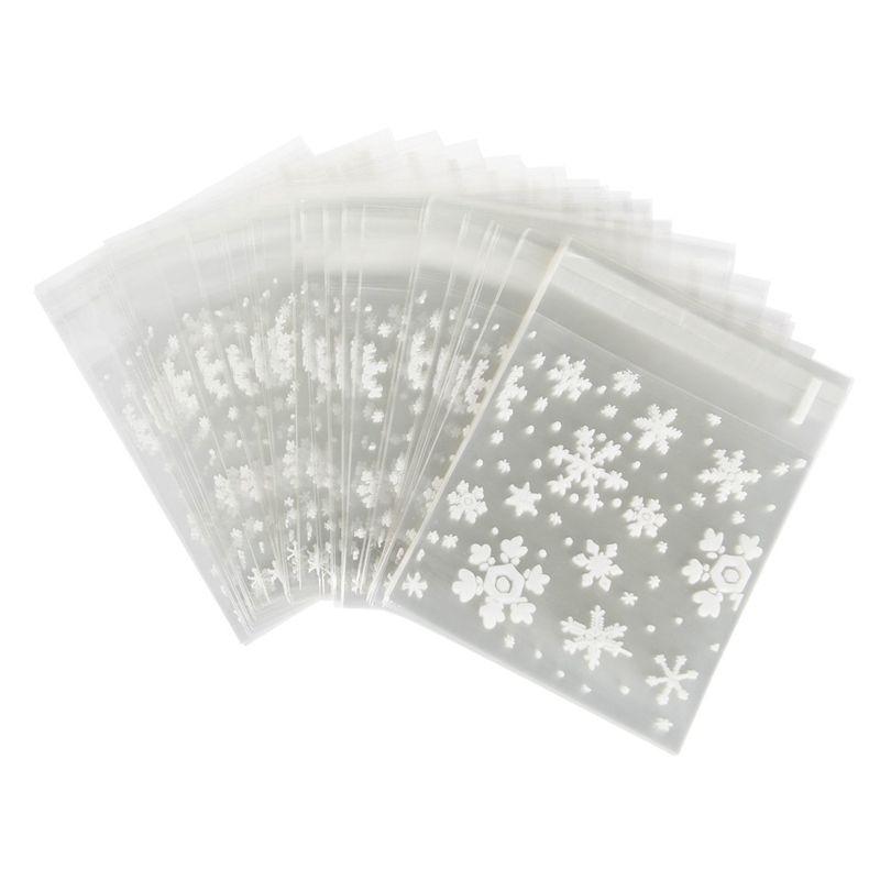 100 pcs Sachets Pouches White Snowflake Packaging Bag for Cookies Biscuits Christmas Candies
100 pcs Sachets Pouches White Snowflake Packaging Bag for Cookies Biscuits Christmas Candies