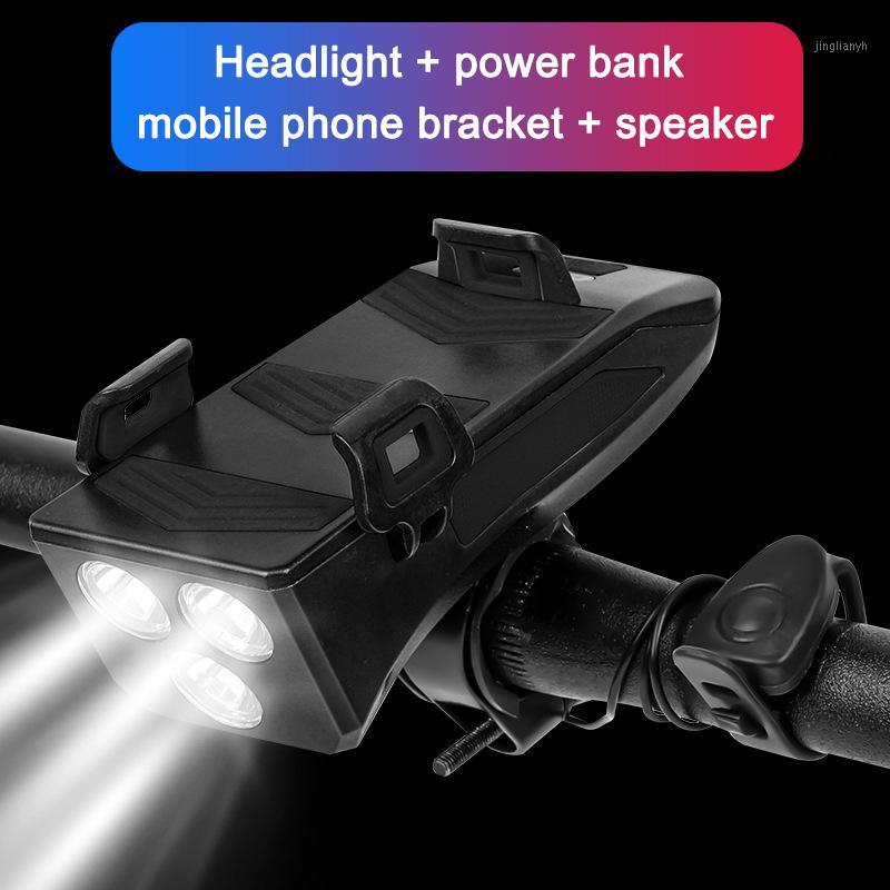 New 4-in-1 Multifunciton Bicycle Front Light Mobile Power Mobile Phone Holder Horn Mountain Road Bike Cycling Equipment1
New 4-in-1 Multifunciton Bicycle Front Light Mobile Power Mobile Phone Holder Horn Mountain Road Bike Cycling Equipment1