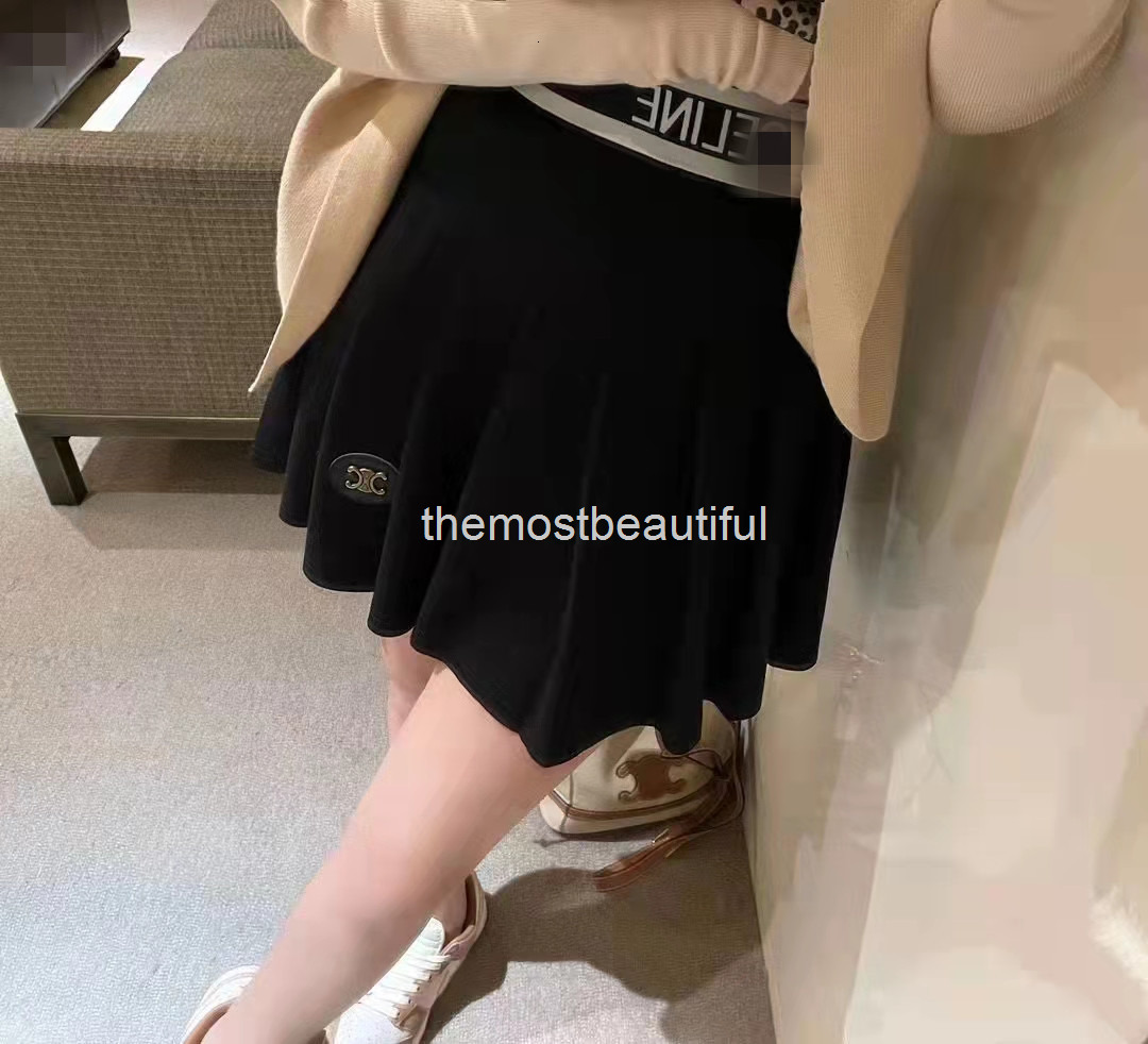 Skirts CE home autumn and winter double-sided ribbon letter high waist versatile pleated skirt slim A-line for women, Black
Skirts CE home autumn and winter double-sided ribbon letter high waist versatile pleated skirt slim A-line for women, Black
