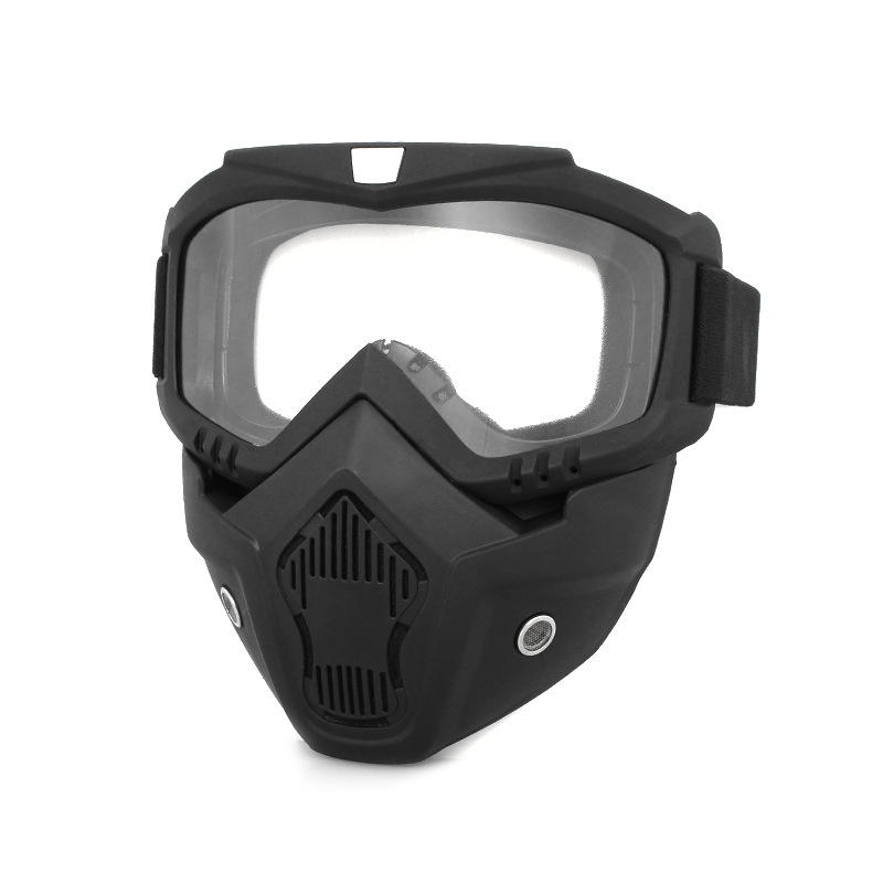 2023 Detachable Outdoor Motorcycle Goggles Mask Off-Road Cycling Ski Sport ATV Dirt Bike Racing Glasses Motocross Goggles Windproof Riding Equipment