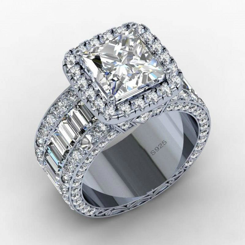 High Quality Vintage Lovers Court Ring 3ct Diamond 925 Sterling Silver Engagement Wedding Band Ring for Women Men Finger Jewelry Gift
High Quality Vintage Lovers Court Ring 3ct Diamond 925 Sterling Silver Engagement Wedding Band Ring for Women Men Finger Jewelry Gift