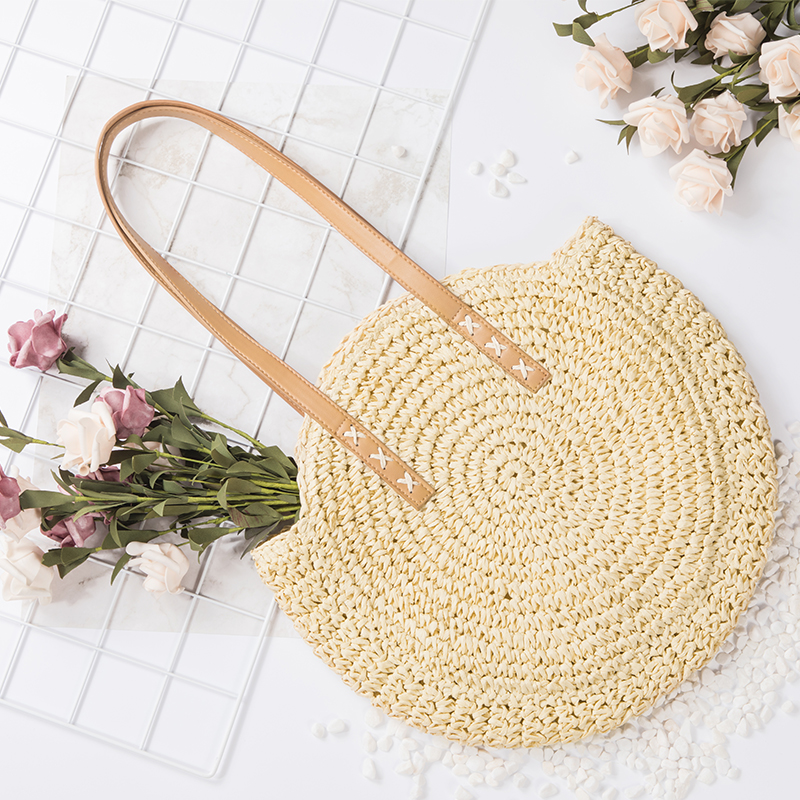 Lovevook fashion women shoulder bag handmade woven Straw bag for travel Round beach totes for ladies Rattan bag 2020 summer, Natural
Lovevook fashion women shoulder bag handmade woven Straw bag for travel Round beach totes for ladies Rattan bag 2020 summer, Natural