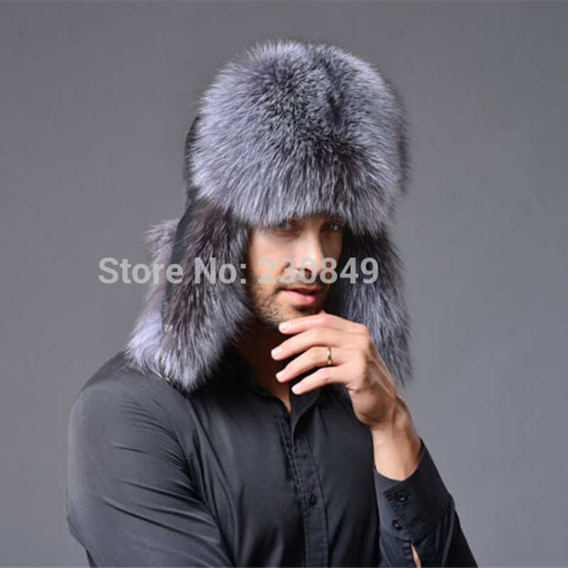 Hat Leather Bomber Russian men fashion shield heard law Feng silver fox fur raccoon warm-skinned cap
Hat Leather Bomber Russian men fashion shield heard law Feng silver fox fur raccoon warm-skinned cap