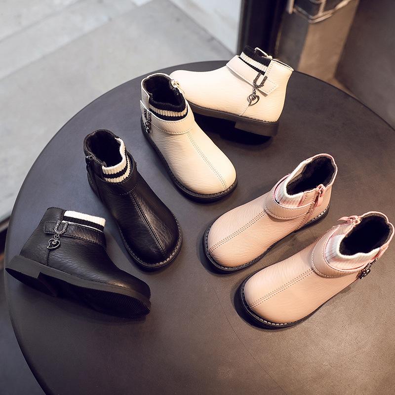 7-16 fashion cute girl's short boots autumn and winter 2021 new boots boys and girls leisure side zipper two cotton warm student, Black
7-16 fashion cute girl's short boots autumn and winter 2021 new boots boys and girls leisure side zipper two cotton warm student, Black