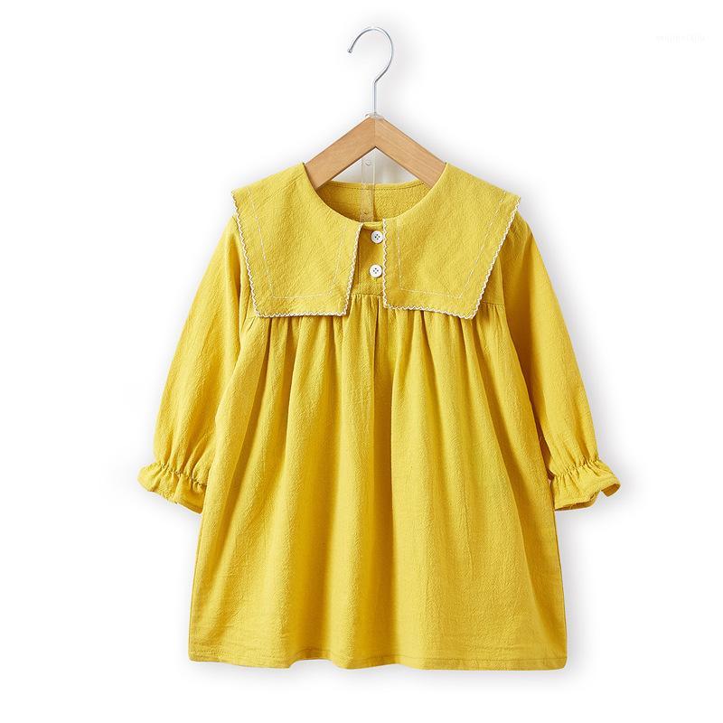 2020 Autumn Winter New Sweet Long Sleeve Dresses For Girl Casual Solid Color Baby Clothes Girl Children Princess Dress 2-6 Years1, Yellow
2020 Autumn Winter New Sweet Long Sleeve Dresses For Girl Casual Solid Color Baby Clothes Girl Children Princess Dress 2-6 Years1, Yellow