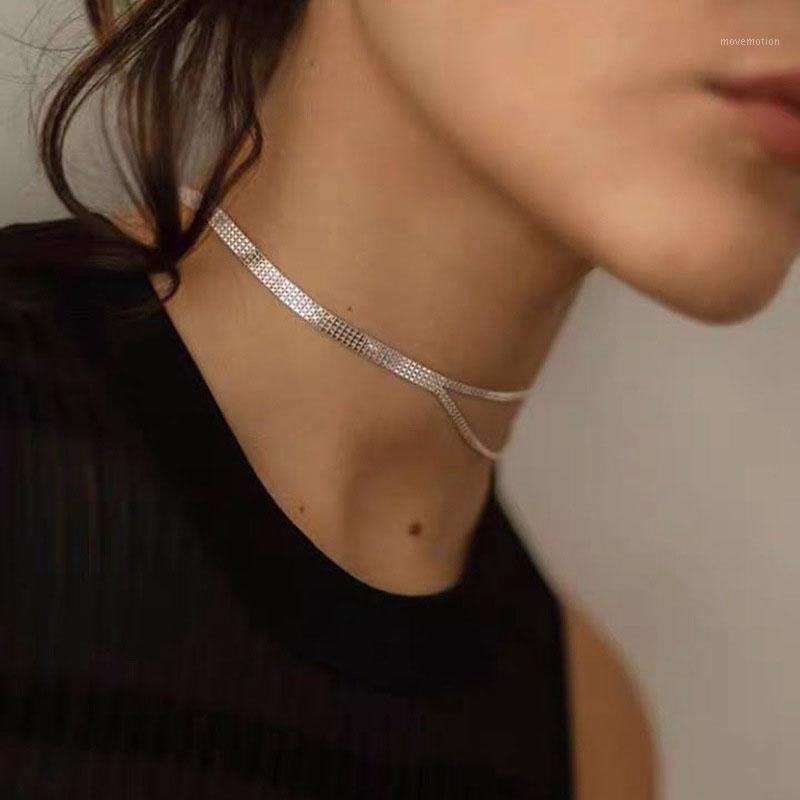 Titanium Steel Split Double Layers Choker Necklace For Women 2020 Original Simple Clavicular Chain Collier Color Remain 1 Year1
Titanium Steel Split Double Layers Choker Necklace For Women 2020 Original Simple Clavicular Chain Collier Color Remain 1 Year1