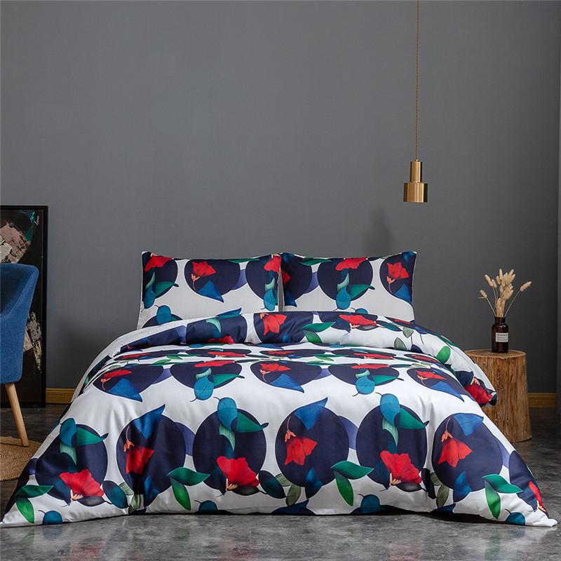 Floral Quilt Cover King Size Bedding Set with Pillowcase Queen Size Bed Cover Sets for Home dekbedovertrek 240x220 Duvet, 004
Floral Quilt Cover King Size Bedding Set with Pillowcase Queen Size Bed Cover Sets for Home dekbedovertrek 240x220 Duvet, 004