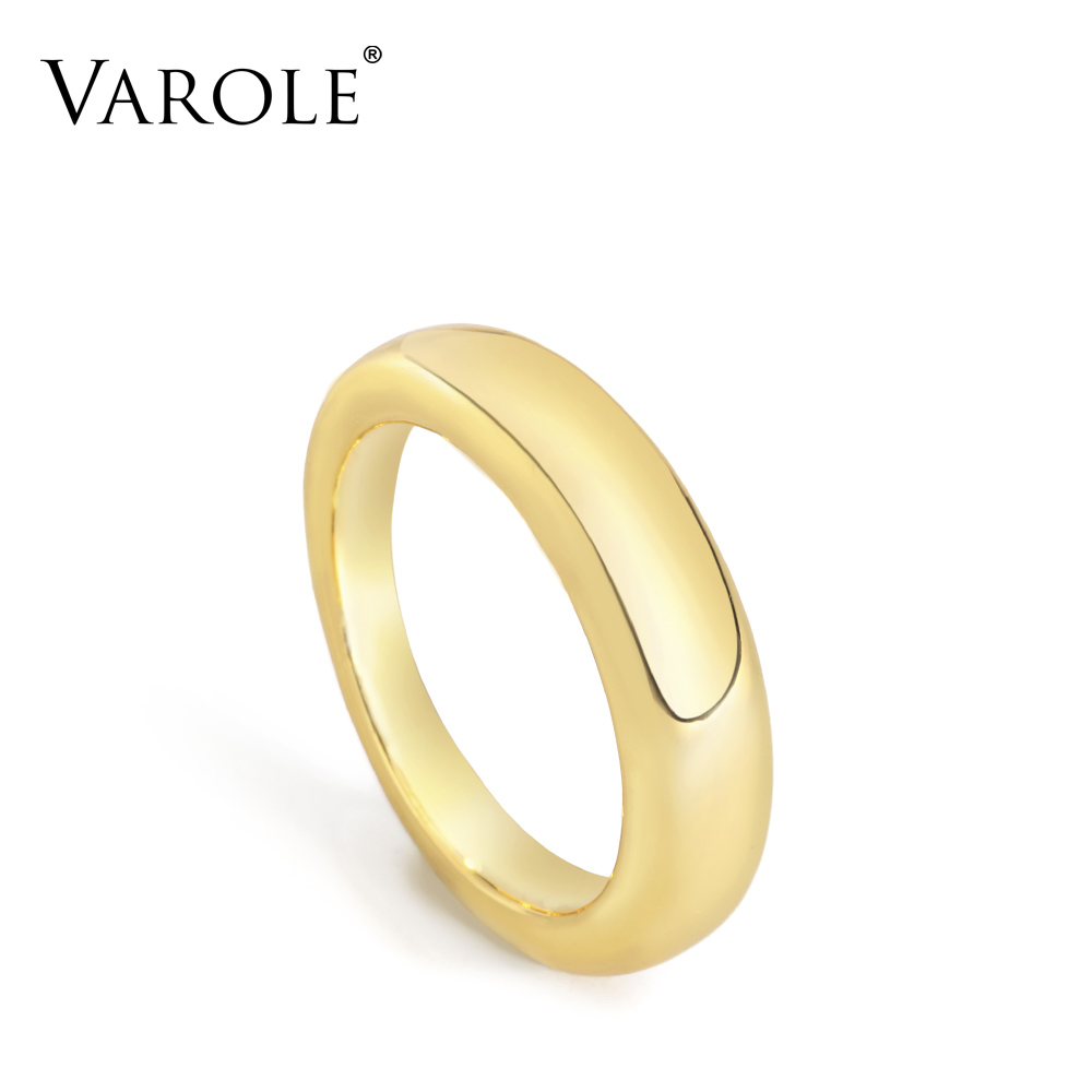 VAROLE Punk Blank Ring Gold Color Small Lady Simple Finger Rings For Women Minimalist Fashion Jewelry Anillos Mujer
VAROLE Punk Blank Ring Gold Color Small Lady Simple Finger Rings For Women Minimalist Fashion Jewelry Anillos Mujer