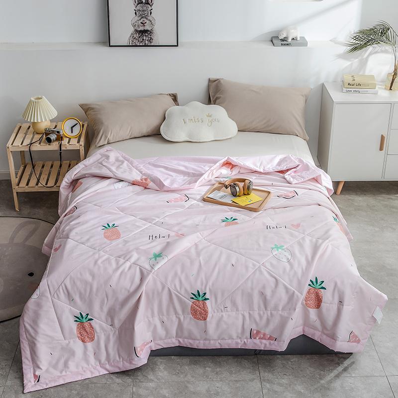 Comforters & Sets Luxury Cotton Summer Quilts Twin Single Queen Blankets High Quality Bed Cover Children Adults Duvet Soft Pink Fruit, Style17
Comforters & Sets Luxury Cotton Summer Quilts Twin Single Queen Blankets High Quality Bed Cover Children Adults Duvet Soft Pink Fruit, Style17