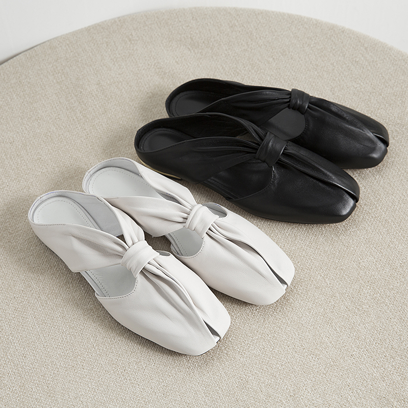 2021 The New Genuine Leather Plied Flat Toe Slides Leisure Female Sandalias Women's Shoes Knso, White
2021 The New Genuine Leather Plied Flat Toe Slides Leisure Female Sandalias Women's Shoes Knso, White