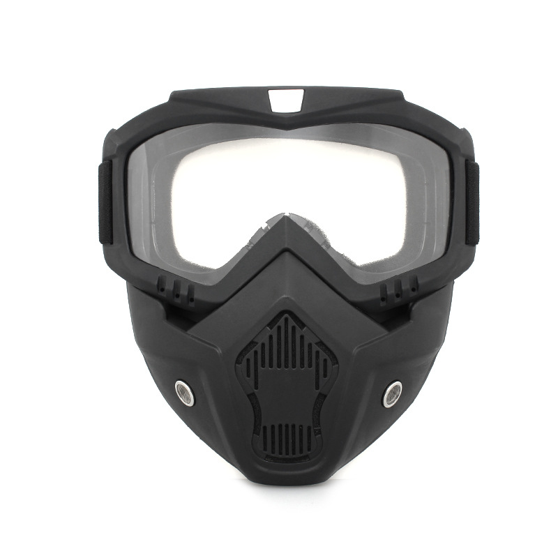 2023 Detachable Outdoor Motorcycle Goggles Mask Off-Road Cycling Ski Sport ATV Dirt Bike Racing Glasses Motocross Goggles Windproof Riding Equipment