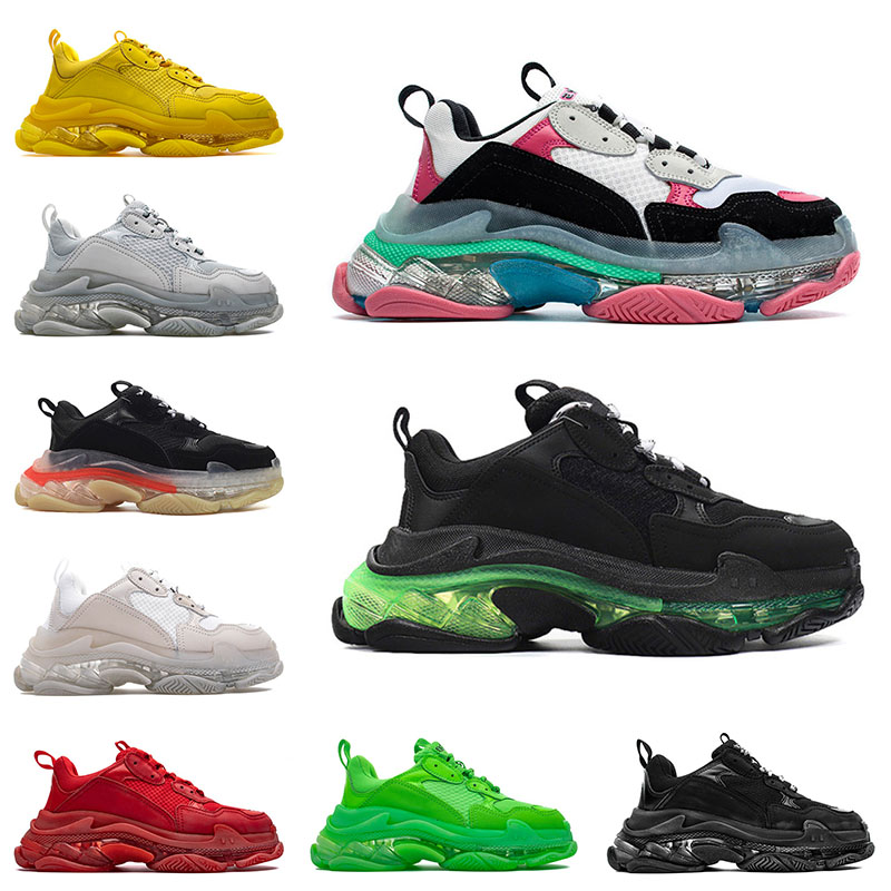 triple s Desinger Sneakers clear sole Mens Dad Casual Luxury Shoes White Black Fluo Green Neon Women Lady Trainers, #4 36-45
triple s Desinger Sneakers clear sole Mens Dad Casual Luxury Shoes White Black Fluo Green Neon Women Lady Trainers, #4 36-45