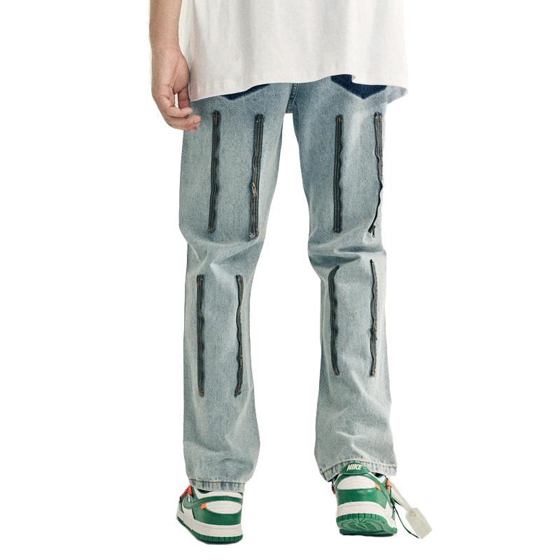 Streetwear Back Zipper Fake Pockets Washed Mens Jeans Harajuku Straight Retro Baggy Denim Trousers Oversize Loose Jean Pants, Black
Streetwear Back Zipper Fake Pockets Washed Mens Jeans Harajuku Straight Retro Baggy Denim Trousers Oversize Loose Jean Pants, Black