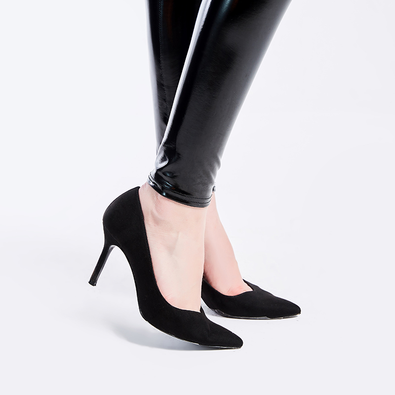 Plus Size XXXL Women Black Leggings Sexy High Waist Elastic Pu Leather Skinny Pants Shiny Wet Look Metallic Latex Leggings 201203
