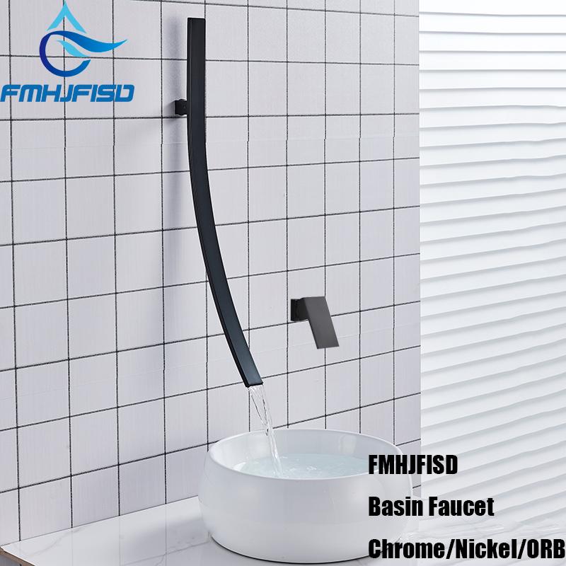 Wall Mounted Basin 70cm/27.5 inch Waterfall Spout Bathroom Faucet Chrome/Nickel/Black 3 Color Choose Brass Mixer Tap
Wall Mounted Basin 70cm/27.5 inch Waterfall Spout Bathroom Faucet Chrome/Nickel/Black 3 Color Choose Brass Mixer Tap