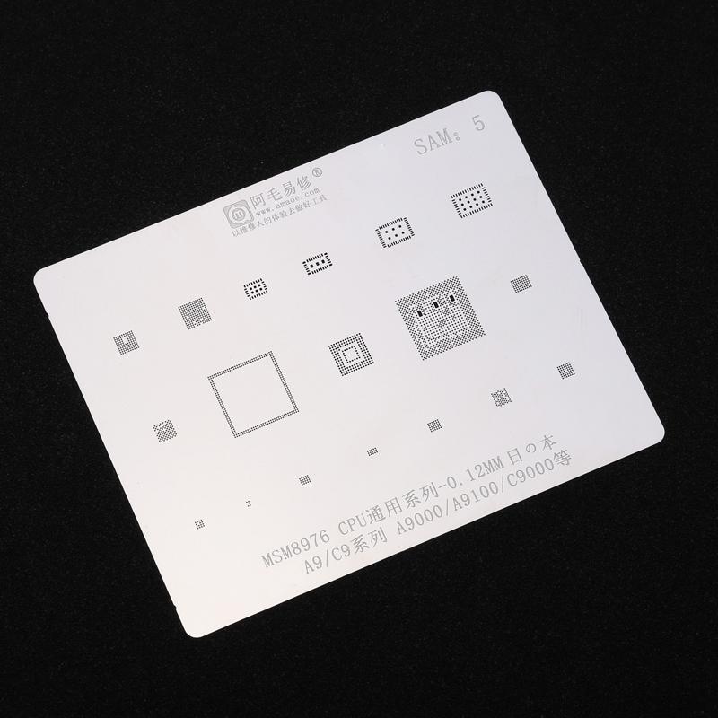 BGA Reballing Stencil Rework Station For Samsung S6 S6+ Note5 S8 S8+ Note8 S9 S9+ S7 Series NAND PCB CPU Solder Paste Template
BGA Reballing Stencil Rework Station For Samsung S6 S6+ Note5 S8 S8+ Note8 S9 S9+ S7 Series NAND PCB CPU Solder Paste Template