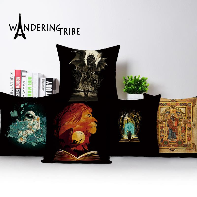 Dark Horror Cushion Decorative Cover Dark Pattern Mural Pillow Case Home Sofa Animal Cat Linen Living Room Cushions Cover Kissen, L2282-14
Dark Horror Cushion Decorative Cover Dark Pattern Mural Pillow Case Home Sofa Animal Cat Linen Living Room Cushions Cover Kissen, L2282-14