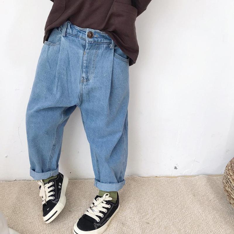 Spring And Autumn New Children Clothing Boys And Girls Fold All-Match Jeans Baby Pants For Boys Girls Baby Boy Clothes 2 Age, White
Spring And Autumn New Children Clothing Boys And Girls Fold All-Match Jeans Baby Pants For Boys Girls Baby Boy Clothes 2 Age, White