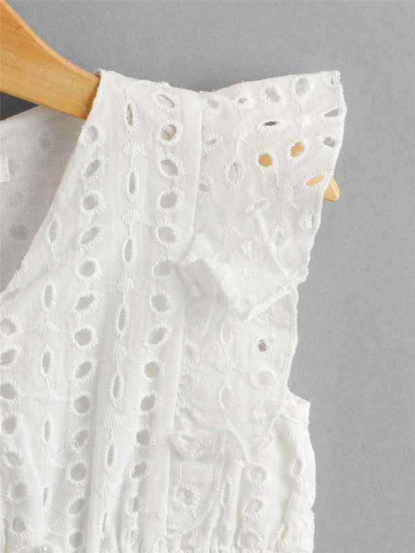 Toddler Girls Schiffy Bow Front Ruffle Hem Dress SHE