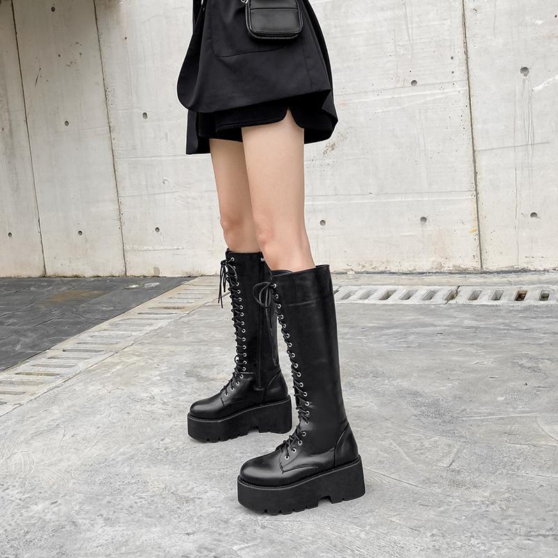 Black High Boots Platform High Heels Boots Women Lace Up Long Casual Knee Female Women Shoes Femmes Bottes1
Black High Boots Platform High Heels Boots Women Lace Up Long Casual Knee Female Women Shoes Femmes Bottes1