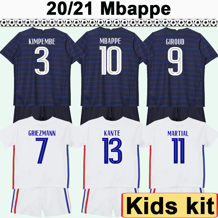 2021 MBAPPE GRIEZMANN BENZEMA Kids Kit Soccer Jerseys POGBA GIROUD DEMBELE Home Away Football Shirt KANTE PAVARD Child Maillot de foot, Tz969 2021 away no socks
2021 MBAPPE GRIEZMANN BENZEMA Kids Kit Soccer Jerseys POGBA GIROUD DEMBELE Home Away Football Shirt KANTE PAVARD Child Maillot de foot, Tz969 2021 away no socks