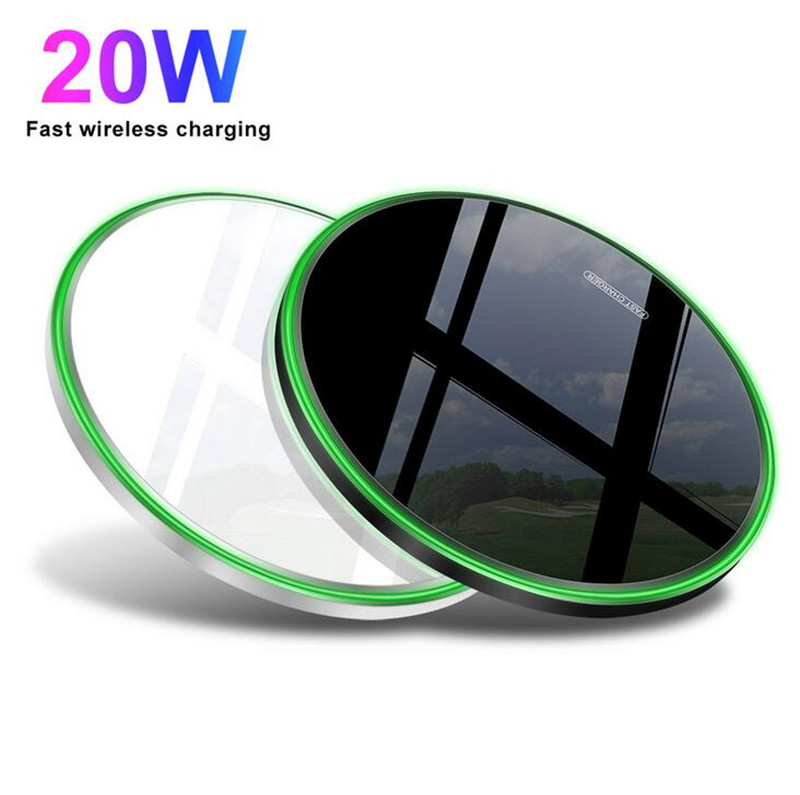 20W Wireless Charger For iPhone 12 Mini Pro Max 11 XS XR X 8 USB-C 20W Qi Fast Charging Pad for Samsung S20 S10 Note 20 10 With Retail Box
20W Wireless Charger For iPhone 12 Mini Pro Max 11 XS XR X 8 USB-C 20W Qi Fast Charging Pad for Samsung S20 S10 Note 20 10 With Retail Box