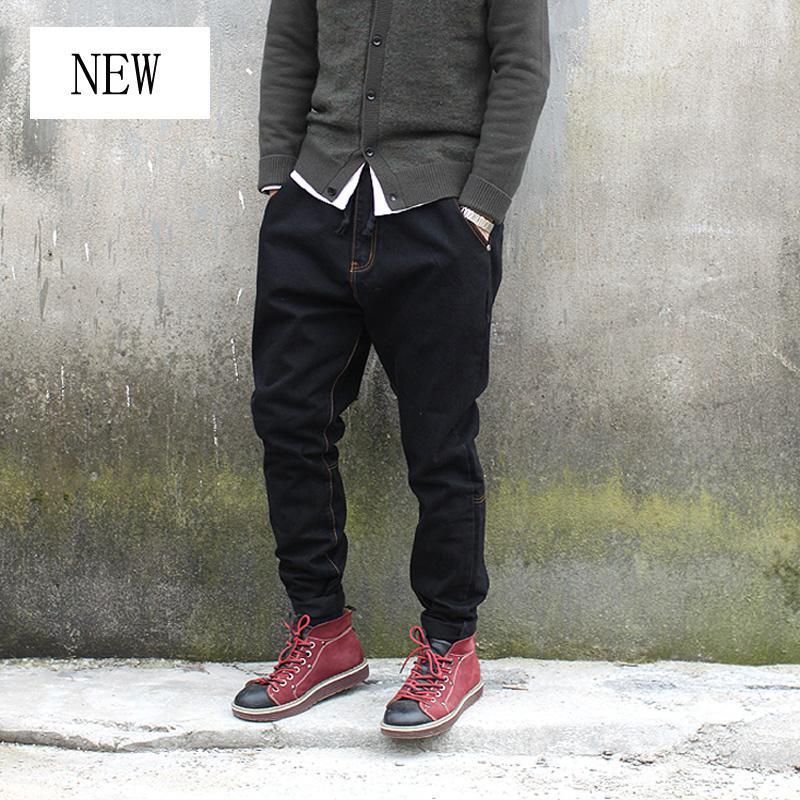 Wholesale-New Arrival Men's Spring and Autumn Elastic Waist Skinny Jeans Plus Size Black Pants Fashion Denim Trousers1
Wholesale-New Arrival Men's Spring and Autumn Elastic Waist Skinny Jeans Plus Size Black Pants Fashion Denim Trousers1