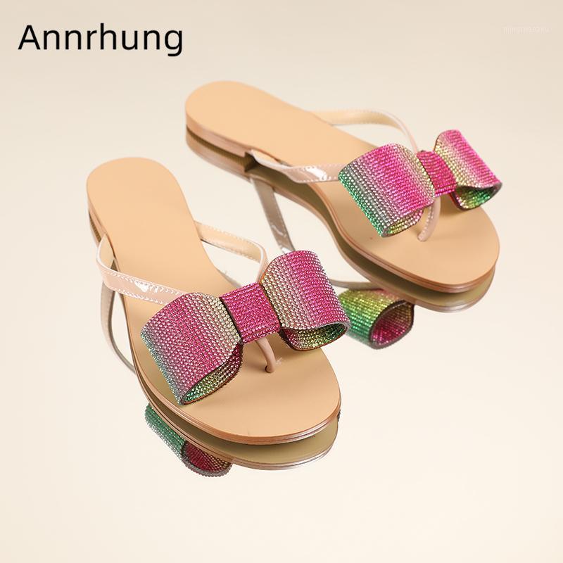 Rhinestone Bowtie Flat Flip Flops Real Leather Crystal Butterfly-knot Flat Beach Shoes Summer 2020 Outwear Women Slippers1, Colorful
Rhinestone Bowtie Flat Flip Flops Real Leather Crystal Butterfly-knot Flat Beach Shoes Summer 2020 Outwear Women Slippers1, Colorful