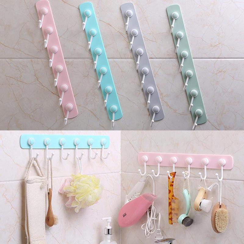 Multifunction Kitchen Storage Hook Holder 6 Hooks Wall Holder Kitchen Rack Scoop Organizer Hanger Door For Spoon Bathroom Q4S9
Multifunction Kitchen Storage Hook Holder 6 Hooks Wall Holder Kitchen Rack Scoop Organizer Hanger Door For Spoon Bathroom Q4S9