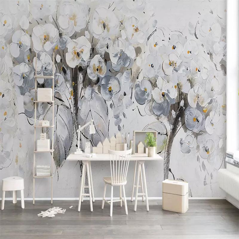 Custom Any Size Mural Wallpaper Oil Painting Flower Nordic Fashion Simple Beautiful Photo Wall Cloth Living Room Home Decoration, As pic
Custom Any Size Mural Wallpaper Oil Painting Flower Nordic Fashion Simple Beautiful Photo Wall Cloth Living Room Home Decoration, As pic