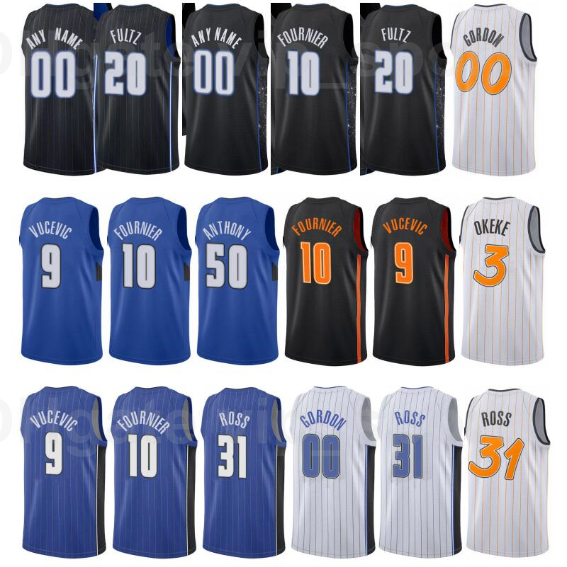 Print Basketball Evan Fournier Jersey 10 Markelle Fultz 20 Dwayne Bacon 8 Terrence Ross 31 Aaron Gordon Nikola Vucevic City Earned Edition, Blue
Print Basketball Evan Fournier Jersey 10 Markelle Fultz 20 Dwayne Bacon 8 Terrence Ross 31 Aaron Gordon Nikola Vucevic City Earned Edition, Blue