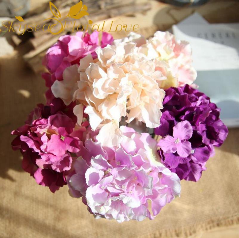 Artificial flower wedding bouquet hydrangea real touch flowers decor for home/wedding/vase high quality fake flowers, White
Artificial flower wedding bouquet hydrangea real touch flowers decor for home/wedding/vase high quality fake flowers, White
