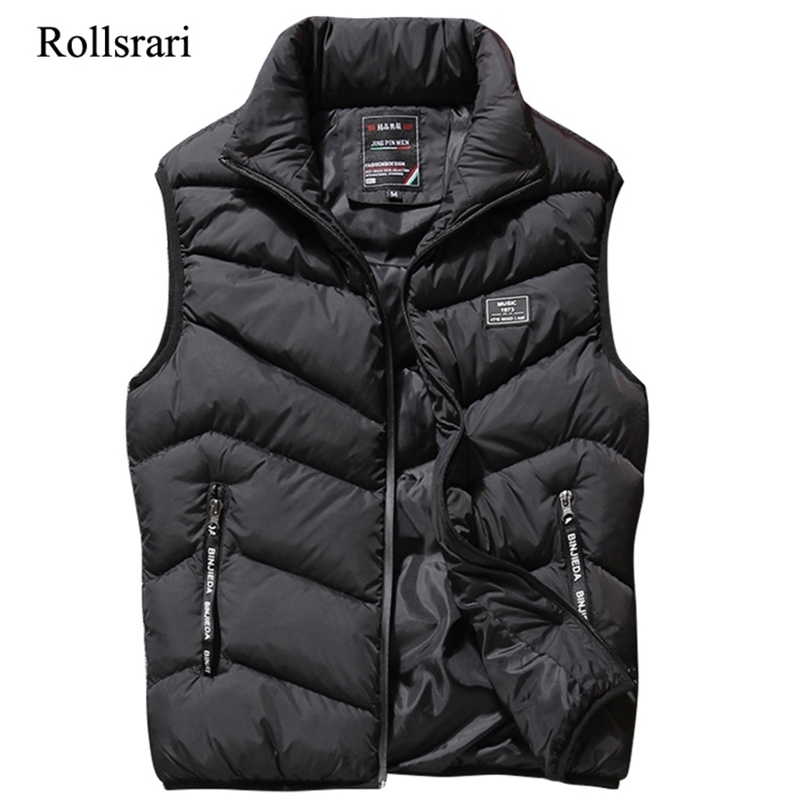 L-8XL Sleeveless Vest Men Spring Autumn New Fashion Casual Coats Male Cotton-Padded Men's Vest Male Jacket Thicken Waistcoat K88 201124, Black
L-8XL Sleeveless Vest Men Spring Autumn New Fashion Casual Coats Male Cotton-Padded Men's Vest Male Jacket Thicken Waistcoat K88 201124, Black