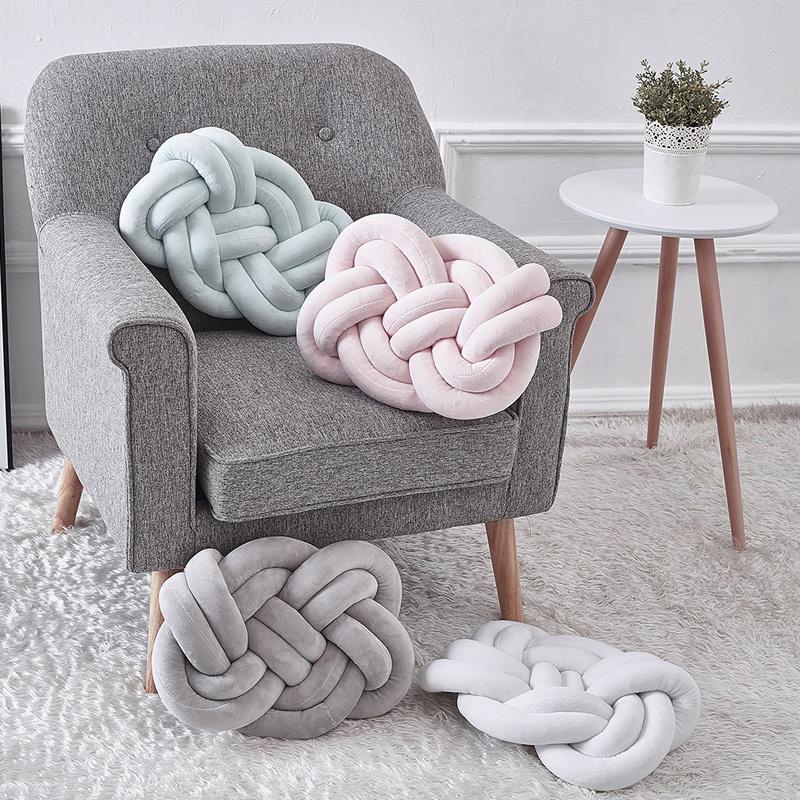 Enipate Lovely Knotted Braided Cushion Ball Chunky Pillow Handmade Knotted Nordic Soft Baby Nap Pillow 40*30cm, White
Enipate Lovely Knotted Braided Cushion Ball Chunky Pillow Handmade Knotted Nordic Soft Baby Nap Pillow 40*30cm, White