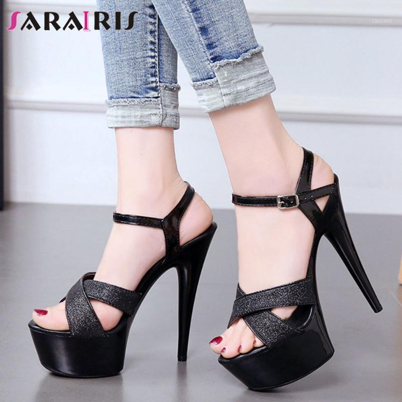 SARAIRIS New Lady Sexy Heeled Evening Sandals Summer Super High Thin Heels Party Sandals Women Cool High Platform Shoes Woman1, Black
SARAIRIS New Lady Sexy Heeled Evening Sandals Summer Super High Thin Heels Party Sandals Women Cool High Platform Shoes Woman1, Black