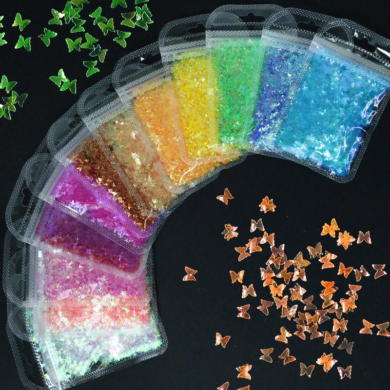 1 Bag Butterfly Nail Art Glitter Sequins, Holographic Laser Flake Acrylic Manicure Paillettes Ultrathin Sparkly Glitter Sheets
1 Bag Butterfly Nail Art Glitter Sequins, Holographic Laser Flake Acrylic Manicure Paillettes Ultrathin Sparkly Glitter Sheets