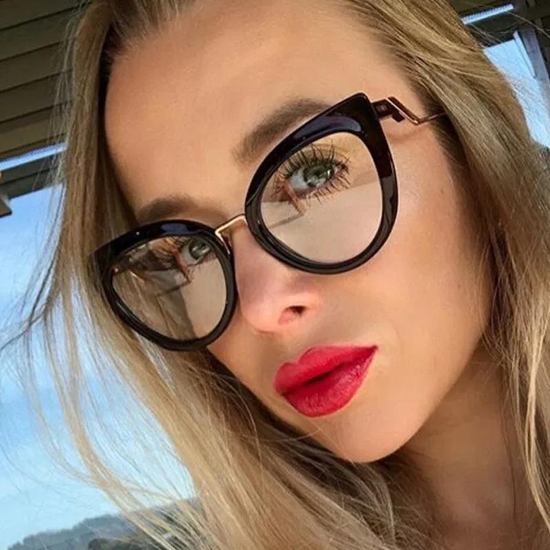Fashion Sunglasses Frames Cat Eye Glasses Women 2021 Brand Design Metal Small Eyewear Men Flat Mirror Anti-Blue Light Eyeglasses Female
Fashion Sunglasses Frames Cat Eye Glasses Women 2021 Brand Design Metal Small Eyewear Men Flat Mirror Anti-Blue Light Eyeglasses Female