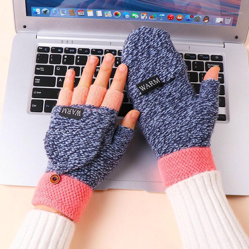 Five Fingers Gloves 2021 Winter Warm Thickening Wool Knitted Flip Fingerless Flexible Exposed Finger Thick Mittens Men Women Glove1
Five Fingers Gloves 2021 Winter Warm Thickening Wool Knitted Flip Fingerless Flexible Exposed Finger Thick Mittens Men Women Glove1