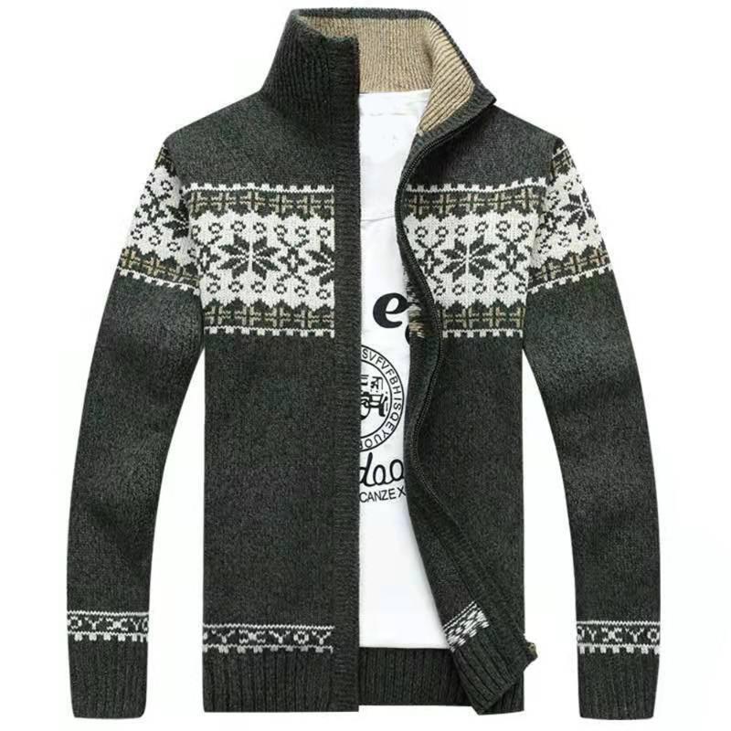 Western Style Sweater Autumn Winter Fashion Loose Simple Hot Sale Zipper Stand-up Collar Warm Long Sleeve, Green
Western Style Sweater Autumn Winter Fashion Loose Simple Hot Sale Zipper Stand-up Collar Warm Long Sleeve, Green