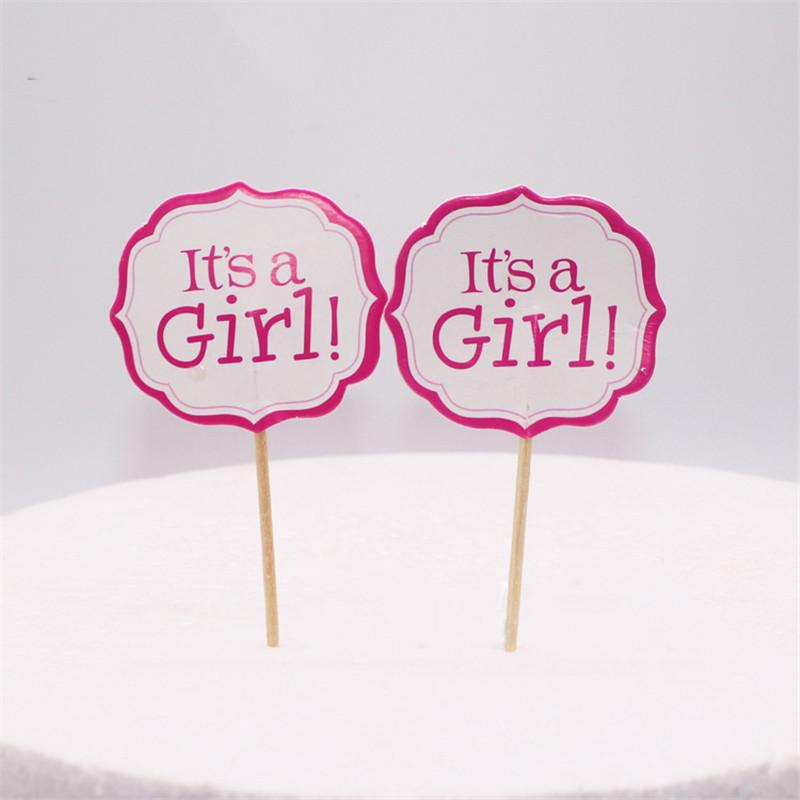 24pcs It's A Girl Letter Cupcake Toppers Pick Party Supplies Baby Child 100 Days Celebration 1 Year Old Birthday Cake Decoration
24pcs It's A Girl Letter Cupcake Toppers Pick Party Supplies Baby Child 100 Days Celebration 1 Year Old Birthday Cake Decoration