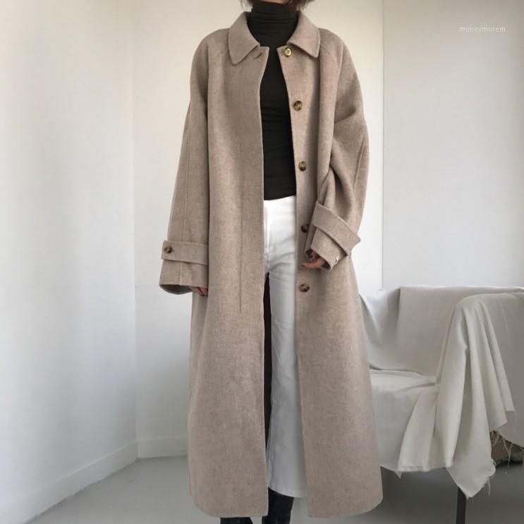Plus Size Woolen Coat Women Belt Turn Down Collar Single Breasted Coats Casual Solid Outwear Overcoat1, As pic
Plus Size Woolen Coat Women Belt Turn Down Collar Single Breasted Coats Casual Solid Outwear Overcoat1, As pic