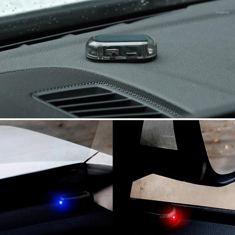 

1Pc Car Fake Security Light Solar Powered Simulated Dummy Alarm Wireless Warning Anti-Theft Caution Lamp LED Flashing Imitation1, As pic