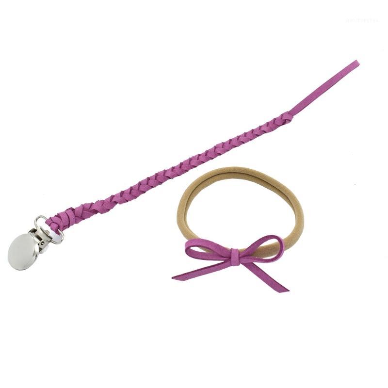 Baby Infant Braided Faux Leather Pacifier Clips Holder Chain Strap+ Bow Headband 090A1
Baby Infant Braided Faux Leather Pacifier Clips Holder Chain Strap+ Bow Headband 090A1