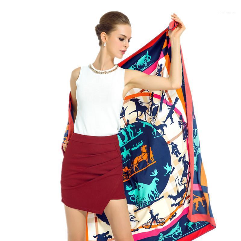 100% Twill Silk Scarf Women Euro Carriage Neck Wraps Echarpe Square Scarf Female Big Size Shawl Hijab Neckerchief1
100% Twill Silk Scarf Women Euro Carriage Neck Wraps Echarpe Square Scarf Female Big Size Shawl Hijab Neckerchief1