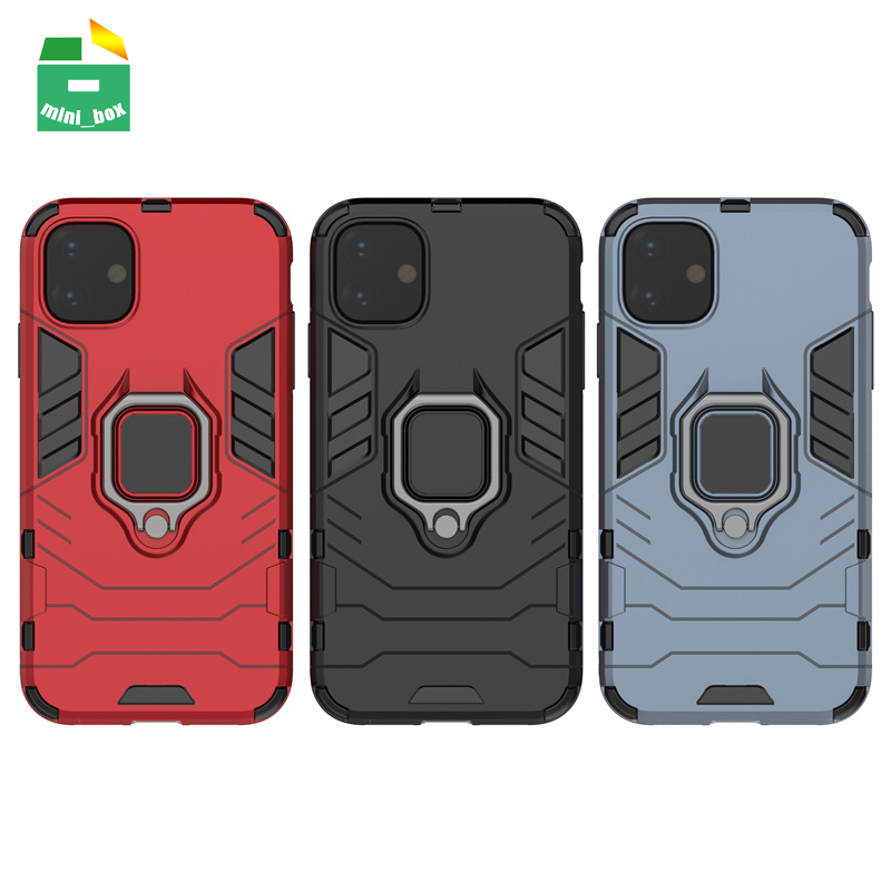 Shockproof Case Cover Magnetic Phone Ring Holder for iPhone 12 Mini 11 Pro Max XS XR 7 8 Plus
Shockproof Case Cover Magnetic Phone Ring Holder for iPhone 12 Mini 11 Pro Max XS XR 7 8 Plus