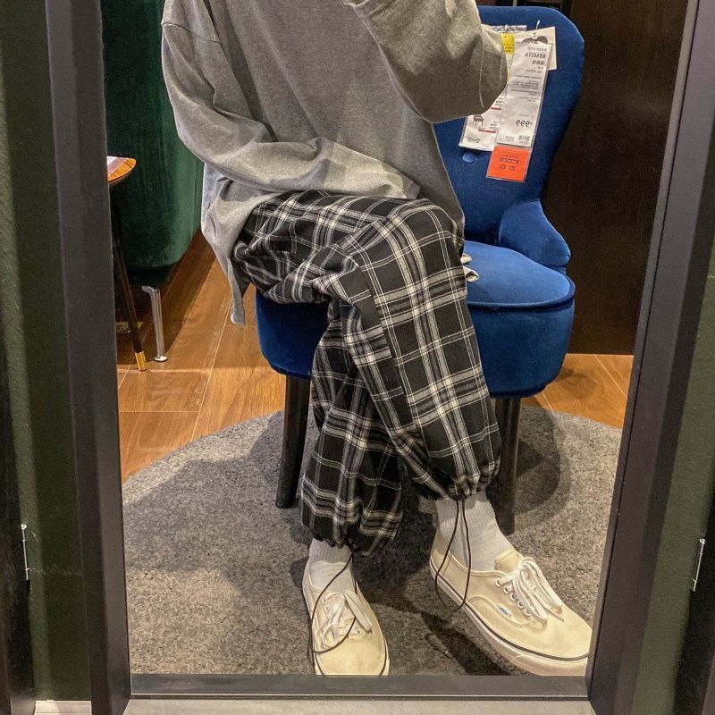 2021 Men' Casual Oversize Plaid Autumn Winter New Woman Classic Vintage Trousers Male Japanese Streetwear Pants Q56e, Heibaige
2021 Men' Casual Oversize Plaid Autumn Winter New Woman Classic Vintage Trousers Male Japanese Streetwear Pants Q56e, Heibaige
