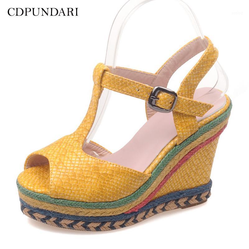 Bohemian sandals Ladies wedges sandals for women high heels Platform summer shoes1, Yellow
Bohemian sandals Ladies wedges sandals for women high heels Platform summer shoes1, Yellow