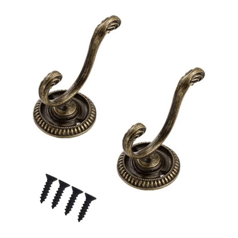 2Pcs Door Hanger Hooks Vintage Antique Bathroom Wall Hanger Hats Bag Keychain Zinc Alloy Hook Coat Wall Hooks With Screw
2Pcs Door Hanger Hooks Vintage Antique Bathroom Wall Hanger Hats Bag Keychain Zinc Alloy Hook Coat Wall Hooks With Screw