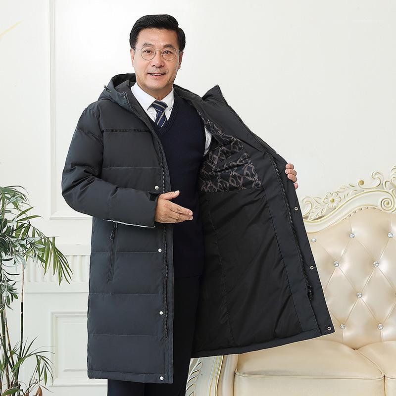 2020 winter middle-aged and elderly dad wear hooded plus velvet mid length thick warm cotton jacket men's padded jacket1, Black
2020 winter middle-aged and elderly dad wear hooded plus velvet mid length thick warm cotton jacket men's padded jacket1, Black