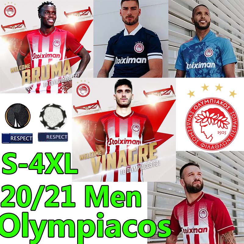 4XL Customize Greece Olympiacos F.C soccer jerseys 2020 2021 EL ARABI KOKA FORTOUNIS PEPE CAMARA maillots Men Kits football shirts Uniforms, Home patches
4XL Customize Greece Olympiacos F.C soccer jerseys 2020 2021 EL ARABI KOKA FORTOUNIS PEPE CAMARA maillots Men Kits football shirts Uniforms, Home patches